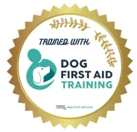 Trained with Dog First Aid Training