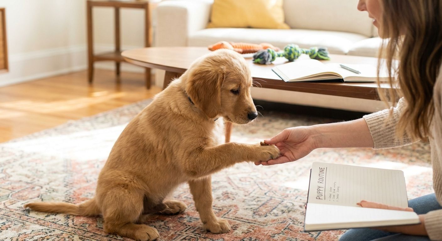 Puppy Training Routine for the First 16 Weeks (2026)